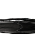 Calfskin Whipstitch Wallet On Chain WOC Black