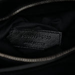 Calfskin Y Quilted Monogram Toy Loulou Crossbody Bag Black