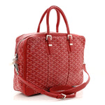 Goyardine Ambassade MM Briefcase Red