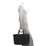 Monogram Large Abbey Tote Black