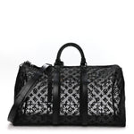 Monogram See Through Keepall Bandouliere 50 Black
