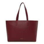 Saffiano Small Shopping Tote Claret