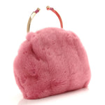Mink Fur Clutch Pink
