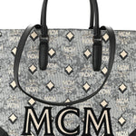 Nappa Jacquard Monogram Large Tote Grey