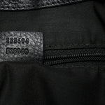 Monogram Large New Ladies Web Hobo Black