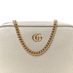 Dollar Calfskin Super Mini GG Marmont Chain Shoulder Bag Deep Grey