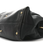 Vitello Dolce Marmol Large Chameleon Tote Black
