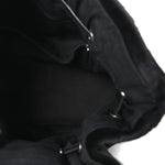Aged Calfskin Pony Hair Quilted Small Miss Pony Drawstring Tote Black