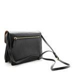 Derby Calfskin House Check Small Macken Crossbody Bag Black