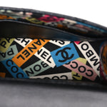 Lambskin Quilted Mini Metal Top Handle Flap Clutch With Chain  Black