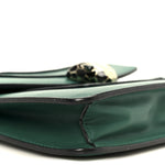Calfskin Small Serpenti Forever Snake Strap Crossbody Bag Emerald Green