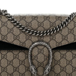 GG Supreme Monogram Small Dionysus Shoulder Bag Black