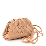 Nappa Intrecciato Coin Purse Almond