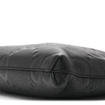 Piuma Calfskin Jumbo GG Embossed Medium Wristlet Messenger Bag Black