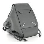 Grained Calfskin Medium Hammock Shoulder Bag Blue