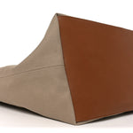 Canvas Y Tote Beige Brick
