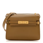 Smooth Calfskin Mini Manhattan Shoulder Bag Natural Tan