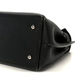 Soft Calfskin My Lockme Top Handle Black