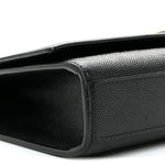 Grain De Poudre Medium Classic Monogram Kate Satchel Black