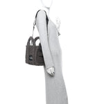 Polyester Cotton Small The Teddy Traveler Tote Bag Grey