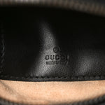 Calfskin Matelasse Mini GG Marmont Crossbody Bag Black