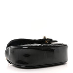 Patent Calfskin Quilted Mini Flap Black