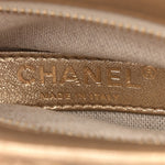 Metallic Calfskin Medallion Shoulder Bag Gold