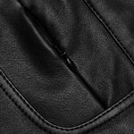 Leather 6 Pocket Pant - Black