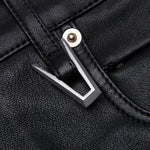 Leather 6 Pocket Pant - Black
