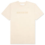 Studded Mirrored Logo Tee - Light Tan