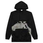 Cow Print Hoodie - Black