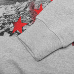 Graphic Hoodie - Grey Melange