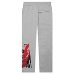 Mirrored Logo Pants - Grey Melange