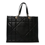 Calfskin Archicannage Large Essential Tote Black