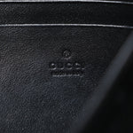 Calfskin Matelasse GG Marmont Chain Wallet Black