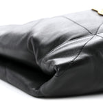 Lambskin Matelasse Monogram Medium Jamie 4.3 Pochon Black