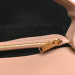 Sheepskin Matelasse Chevron Monogram Medium College Bag Rose Poudre