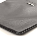 Stamped Calfskin Crossbody Bag Brown
