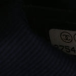 Denim Quilted Mini Coco Handle Flap Blue
