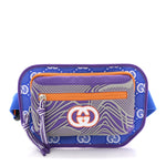 Jersey GG Monogram All Over Sporty Belt Bag Grey White Multicolor