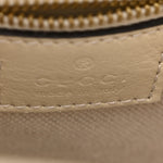 Arabella Calfskin Horsebit 73 Mini Bucket Bag White