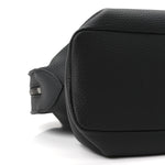 Matte Grained Calfskin Agnes Bag Black