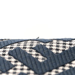 Wool Vitello King Houndstooth FF Embroidered Baguette Grigio Anthracite