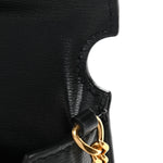 Calfskin Monogram Cassandre Phone Holder With Strap Black
