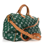 Calfskin Monogram Speedy P9 Bandouliere 40 Green