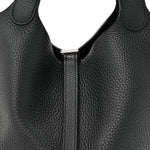 Taurillon Clemence Picotin Lock 22 MM Black