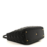 Lambskin Cannage Large Lady Dior Black