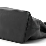 Pebbled Calfskin Large Soho Hobo Black