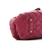 Calfskin Quilted Leather Stam Bag Pink