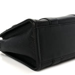 Grained Calfskin Small The Tote Bag Black